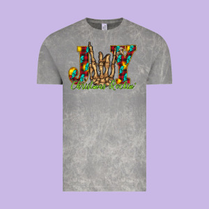 Joy Christmas Rockin Vintage Tee Designed By Cowhidedigitalart