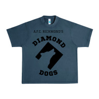 Midnight Navy lassos diamond dogs classic Urban Heavy Tee - DesigneFamous