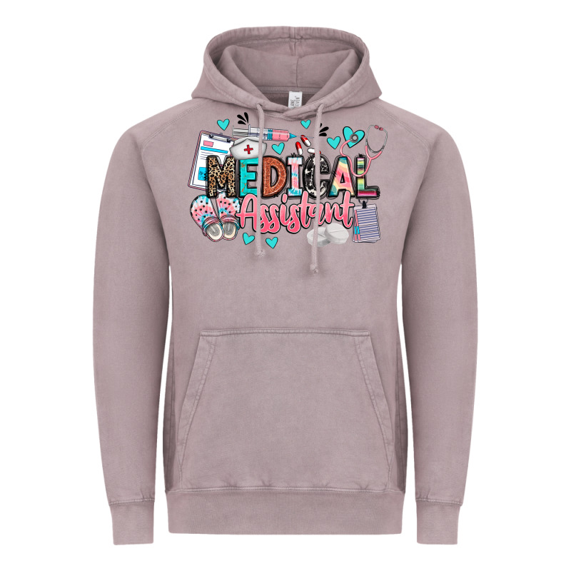 Medical Assistant Vintage Hoodie by BarkalooDesign | Teevron
