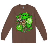 Chestnut st patrick's day green smile Long Sleeve Tee - Artiststas