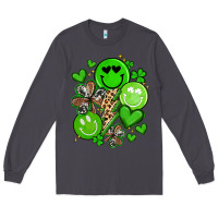 Smoke st patrick's day green smile Long Sleeve Tee - Artiststas