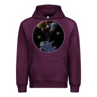 Mauve Wine Space Travel Urban Hoodie - Bettercallsaul