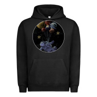 Pigment Black Space Travel Urban Hoodie - Bettercallsaul