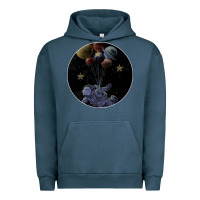 Pigment Midnight Navy Space Travel Urban Hoodie - Bettercallsaul