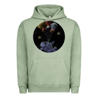 Pigment Oil Green Space Travel Urban Hoodie - Bettercallsaul