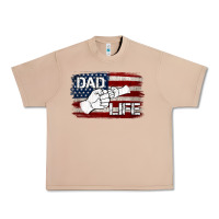 Burro Dad Life with American Flag Urban Heavy Tee - Jasminsmagicworld