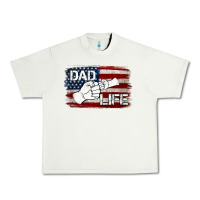 Pistachio Dad Life with American Flag Urban Heavy Tee - Jasminsmagicworld
