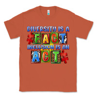 Copper Diversity is a fact inclusion is an act Classic Tee - FaDigitalArtStudio
