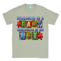 Matcha Diversity is a fact inclusion is an act Classic Tee - FaDigitalArtStudio