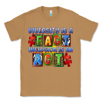 Toasted Coconut Diversity is a fact inclusion is an act Classic Tee - FaDigitalArtStudio