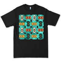 Black native american aztec seamless pattern 3 Premium Tee - BundleAndBundleShop
