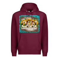 Burgundy western mother's day gıgı tumbler Premium Hoodie - BarkalooDesign