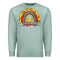 Seafoam Softball Rainbow Premium Sweatshirt - RanaPortraitStore