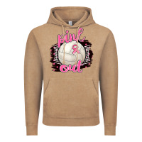Vintage Coffee Pink Out Volleyball Vintage Hoodie - BarkalooDesign