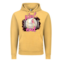 Vintage Mustard Pink Out Volleyball Vintage Hoodie - BarkalooDesign