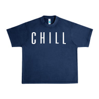Navy chill Urban Heavy Tee - DesigneFamous