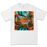 White western thanksgiving seamless pattern Premium Tee - BundleAndBundleShop