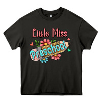 Asphalt little miss preschool Heavy Core Tee - RanaPortraitStore