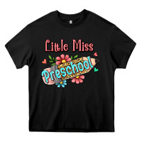 Black little miss preschool Heavy Core Tee - RanaPortraitStore