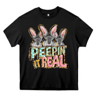 Black peepin' it real easter day Heavy Core Tee - FaDigitalArtStudio