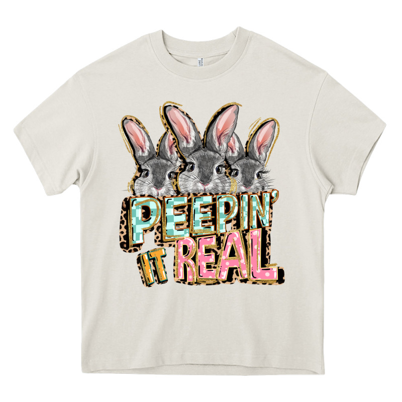 Peepin' It Real Easter Day Heavy Core Tee by FaDigitalArtStudio | Teevron