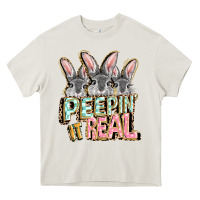 Cream peepin' it real easter day Heavy Core Tee - FaDigitalArtStudio