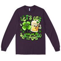 Plum let's get shamrocked Long Sleeve Tee - Artiststas