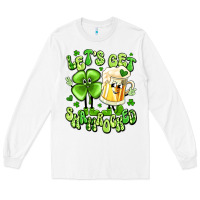 White let's get shamrocked Long Sleeve Tee - Artiststas