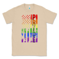 Mushroom lgbtq pride american flag Classic Tee - FaDigitalArtStudio