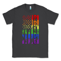 Smoke lgbtq pride american flag Classic Tee - FaDigitalArtStudio