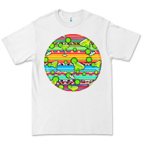 White hispanic heritage month round earrings 3 Premium Tee - BundleAndBundleShop