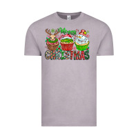 Vintage Zinc Merry Christmas Vintage Tee - CowhideDigitalArt