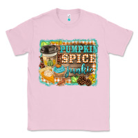 Bubblegum Pink pumpkin spice junkie Classic Tee - BarkalooDesign