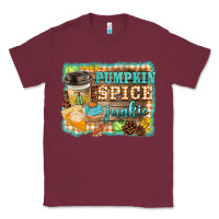 Burgundy pumpkin spice junkie Classic Tee - BarkalooDesign