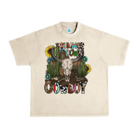 Sandshell summer down cowboy Urban Heavy Tee - CowhideDigitalArt