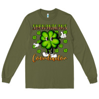 Army Green shenanigans coordinator st patrick s day artiststas Long Sleeve Tee - Artiststas