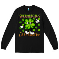 Black shenanigans coordinator st patrick s day artiststas Long Sleeve Tee - Artiststas