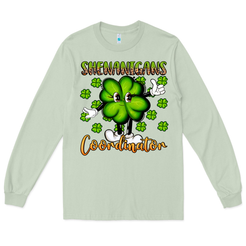 Shenanigans Coordinator St Patrick S Day Artiststas Long Sleeve Tee by Artiststas | Teevron