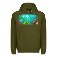Army Green lobster license plate Premium Hoodie - BarkalooDesign