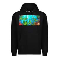 Black lobster license plate Premium Hoodie - BarkalooDesign
