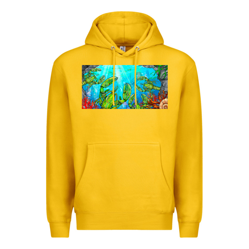 Lobster License Plate Premium Hoodie by BarkalooDesign | Teevron