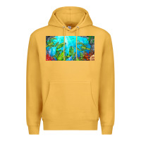 Mustard lobster license plate Premium Hoodie - BarkalooDesign