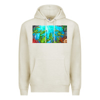 Oatmeal Heather lobster license plate Premium Hoodie - BarkalooDesign