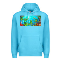 Ocean Blue lobster license plate Premium Hoodie - BarkalooDesign