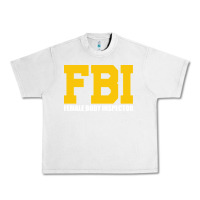 Lunar Rock FBI, Female Body Inspector Funny Urban Heavy Tee - DesigneFamous