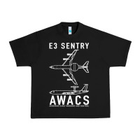 Black e 3 sentry awacs plane gift Urban Heavy Tee - DesigneFamous
