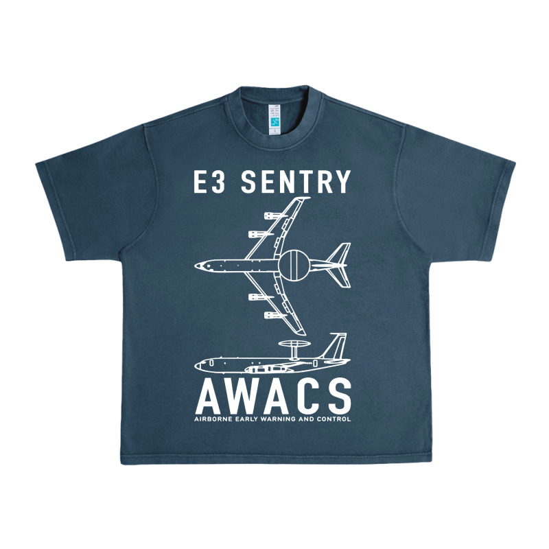 E 3 Sentry Awacs Plane Gift Urban Heavy Tee by DesigneFamous | Teevron