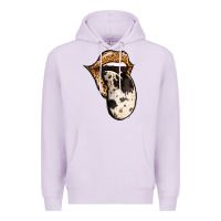 Lilac Western Leopard Cowhide Tongue Premium Hoodie - Jasminsmagicworld