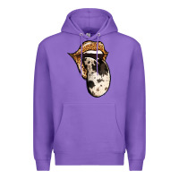 Purple Western Leopard Cowhide Tongue Premium Hoodie - Jasminsmagicworld