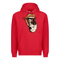 Red Western Leopard Cowhide Tongue Premium Hoodie - Jasminsmagicworld